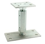 Gebr. Bodegraven kolomsteun verstelbaar - 150x70mm - verzinkt