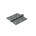 DX kogellagerscharnier - 76x76 mm - RVS - DX-H362-76763103