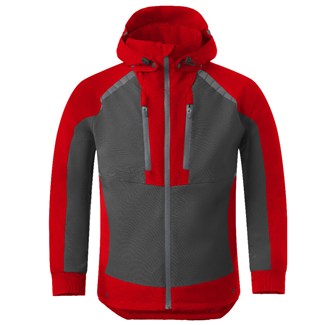 HAVEP 50527 Revolve parka antraciet / rood - maat S