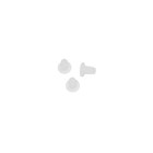 Deurbuffer inboor - 5x8x1,5 mm - transparant