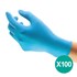Ansell TouchNTuff 92-670 Nitril wegwerphandschoenen (100x) blauw - latex/poedervrij maat 8/M