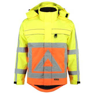 Tricorp parka verkeersregelaar - Safety - 403001 - fluor oranje/geel - maat XS