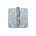 AXA schijflagerscharnier smart - 89x89mm - afgerond - 1637-09-23E