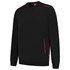 Tricorp 302703 Sweater Accent zwart-rood XS