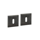 Intersteel Sleutelrozetten verdekt 53x53x6mm PVD Antraciet