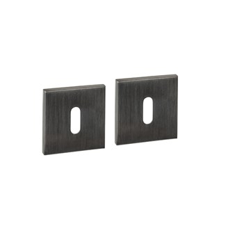 Intersteel Sleutelrozetten verdekt 53x53x6mm PVD Antraciet