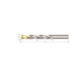 DORMER korte spiraalboor A002 -HSS-TiN -DIN338 - zelfcentrerend 6.5 mm - A0026.5