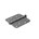 DX kogellagerscharnier - DX-H367 - 89x89 mm - afgeronde hoek - RVS geborsteld