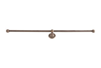 Dauby toiletrolhouder dubbel - Pure Plus - ruw brons - 700 mm