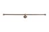 Dauby toiletrolhouder dubbel - Pure Plus - ruw brons - 700 mm