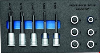 GEDORE dopsleutelset - 1/2" - 1/3 CT module
