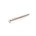 Hoenderdaal houtschroef [200x] - MESSING VERNIKKELD - lenskop - zaagsnede - 4.0x40mm