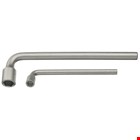 GEDORE soksleutel - 25 17 - gebogen - 6-kant - 17 mm - 250 mm