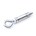 Hoenderdaal keilbout met ooghaak [100x] - M6x40x55mm