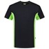 Tricorp T-shirt Bi-Color - Workwear - 102002 - marine blauw/limoen groen - maat XXL