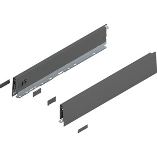 Blum MERIVOBOX zijkant M-hoogte, R+L, 500mm Kleur: orion grijs