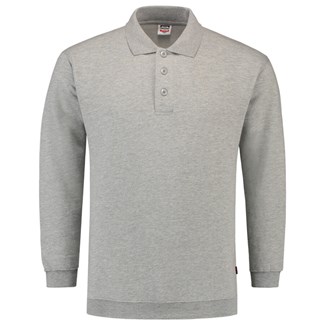 Tricorp polosweater boord - Casual - 301005 - grijs melange - maat M