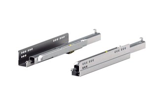 INDAUX Komplet kogelladegeleider 450mm softcl. voll.