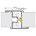 Alprokon deurnaaldprofiel - P-Prefab-2/40 - 4119/17 - bi/bu - 2200 mm