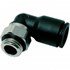 Legris  - inschroefkoppeling - haaks - 12 mm x 1/4" - BSPP - 3199 12 13