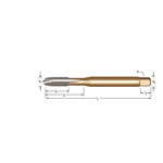 Dormer machinetap - HSS-E - EP00 M3 X0.5 Doorl