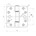 BSW glijlagerscharnier - 818 Allround - afgerond - 89x89x3 mm - RVS 