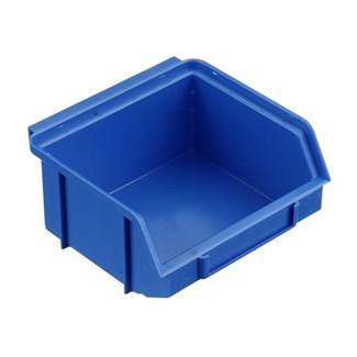 Blauwe stapelbakken -  kunststof