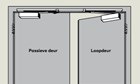 dormakaba glijarm-sluitvolgorderegelaar - GSR/BG - t.b.v. TS91 / 92 / 93- set V - zilver