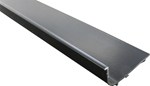 Greeplijst L-vorm zwart mat - 5000 mm 