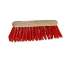 Betrabezem 30cm afgerond rood PVC