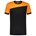 Tricorp 102006 T-shirt bicolor Naden - zwart/oranje - maat XL