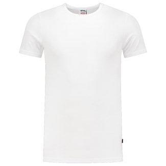 Tricorp T-Shirt elastaan fitted - 101013 - wit - XS