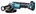 Makita haakse accu slijpmachine - DGA508ZJ - 18V - 125mm - excl. accu en lader - met veiligheidsschakelaar - in Mbox