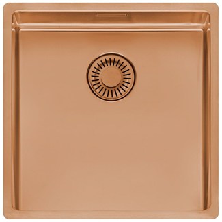 Reginox New York 4040 R10 vlak+onderbouw Comfort spoelbak - Copper