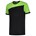 Tricorp 102006 T-shirt bicolor Naden - zwart/lime - maat XL