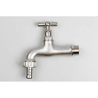 Slangwartel tapkranen - buitendraad 1/2" en 3/4"