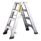 Alga dubbele trap - aluminium - DT