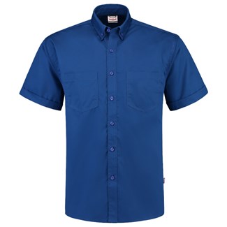 Tricorp werkhemd - Casual - korte mouw - basis - koningsblauw - 3XL - 701003