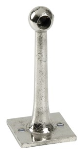 Dauby lange steun - Pure Plus Square - wit brons - vierkant - links