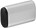 Hermeta 4704-01 deurbuffer ovaal 60 mm naturel