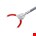 FLORA papierpakker/afvalknijper - aluminium - 105 cm  - grijpopening 10,5 cm