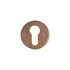 Dauby cilinderrozet - Pure 50R - ruw brons - 50 mm