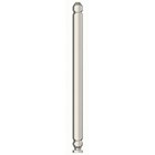 Roto NX-P-T  schaarlagerstift zijdelings verstelbaar - 86mm - zilver