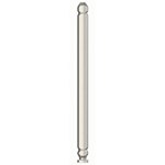 Roto NX-P-T  schaarlagerstift zijdelings verstelbaar - 86mm - zilver