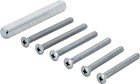 Hoppe hefschuif montageset - tbv greep binnen + kom/blindschild buiten - M6x65/75