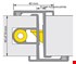 Alprokon Prefab deurnaald uitvoering 19-1/40 - 2450mm v/Nemef 600 No.1/DIN-Rs