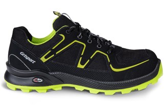 Grisport werkschoenen - Xtrail 33605 - zwart / limoengroen - S3 - maat 41 - laag