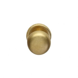 Intersteel voordeurknop rond zwaar - ø 72 mm - messing getrommeld