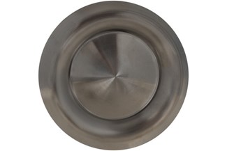 Nedco ventielrooster - voor diameter 160 mm - RVS - met aansluitbus