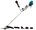 Makita accu bosmaaier - UR101CZ - 36 V - Asymmetrisch stuur - excl. accu en lader - in doos